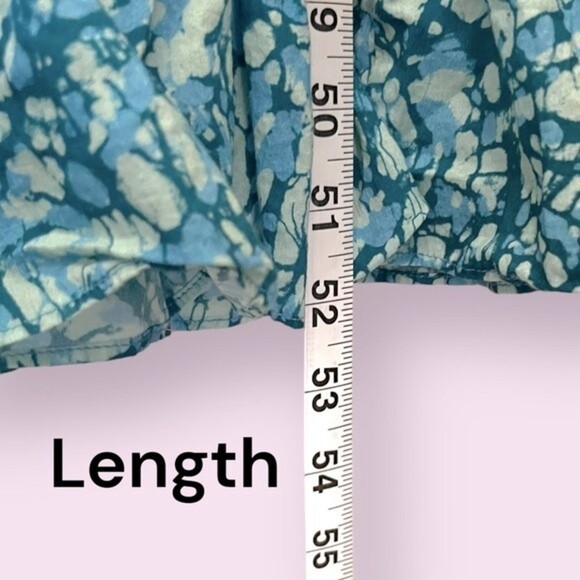 Love The Label Azalea Blue Tiered Ruffle Maxi Dress Womens Size Large - Picture 15 of 16